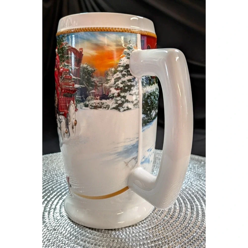 Budweiser 2006 Bud Holiday Stein Christmas Beer Mug Series Tradition CS670 NoBox